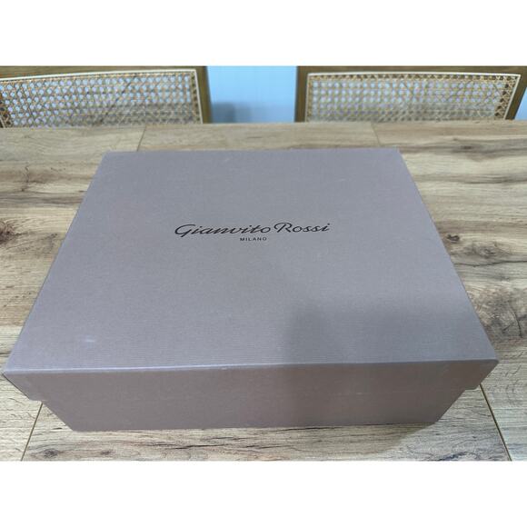 Gianvito Rossi Suede Buckle Dual-Band Platform Slide Sandals 7.5 US 37.5 EU NIB - Picture 14 of 14